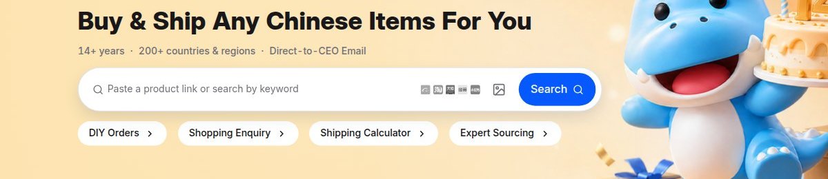 Barra ufficiale Superbuy: Goods/shop's link or name e i tre passi sotto